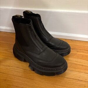DR. MARTENS DMXL ZIP CHELSEA LEATHER BOOTS